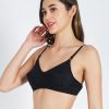 WOO Everyday Double Layered Lace Bra - Black