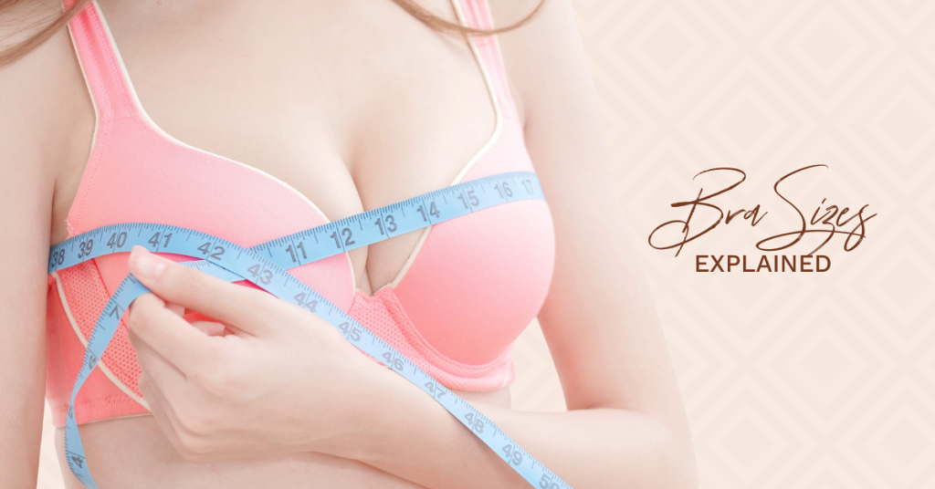 the meaning of numbers and letters in a bra size